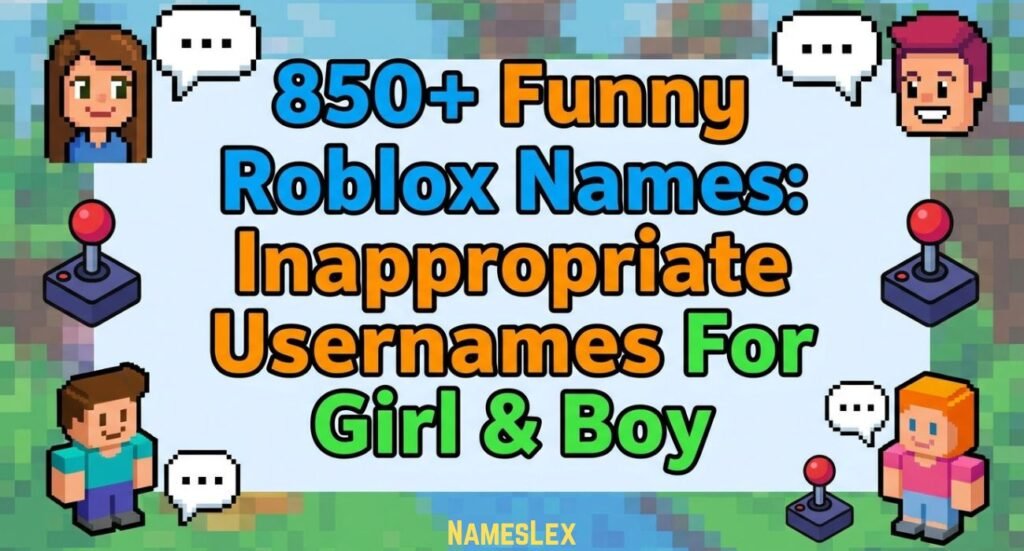 Funny Roblox Names